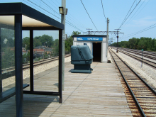 Picture of Metra's 107th Street Station Metra Electric Line
