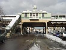 Picture of CTA's Ashland Lake rail station