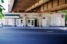 Picture of CTA's Central Evanston rail station