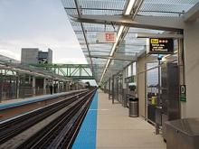Picture of CTA Damen Green Line Station