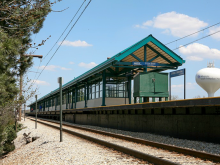Picture of Metra's 211th Street Rail Station