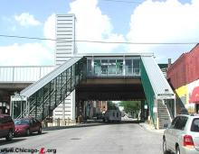 Picture of CTA's California Lake rail station