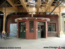 Picture of CTA Damen and Milwakee Rail Station