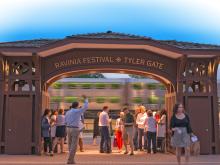 Picture of Metra's Ravinia Park Station
