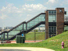 Picture of Metra's Rosemont Station