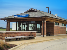 Picture of Metra's Manhattan Station