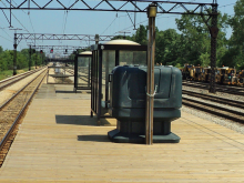 Picture of Metra's 83rd Street Avalon Park Station Platform