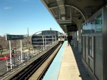 Picture of CTA 35th Bronzeville station platform
