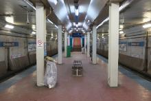 Picture of CTA's Division Milwaukee Blue Line station