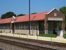 Picture of Metra's Belmont Station (Burlington Northern)