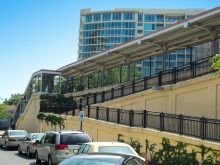 Picture of Metra's Davis Street Evanston Station