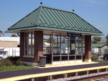 Picture of Metra's Hanson Park Station