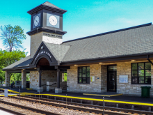 Picture of Metra's Highland Park Station