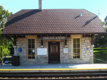 Picture of Metra's Highlands Station
