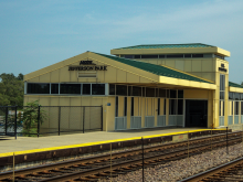 Picture of Metra's Jefferson Park Station