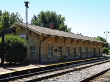 Picture of Metra's Lockport station