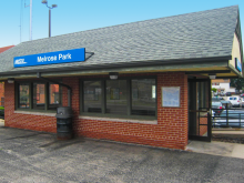 Picture of Metra's Melrose Park Station