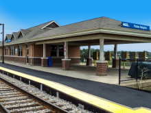 Picture of Metra's Palos Heights station
