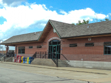 Picture of Metra's Prospect Heights station