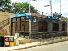 Picture of Metra's Rogers Park Station