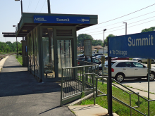 Picture of Metra's Summit Station