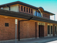 Picture of Metra's Wilmette Station
