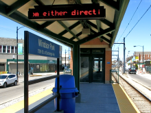 Picture of Metra's Windsor Park Station