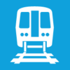 CTA blue line train logo