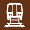 CTA brown line train logo