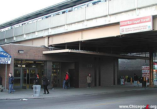 Picture of CTA's Addison North Main rail station