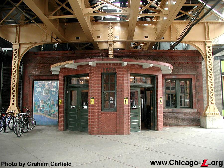 Picture of CTA Damen and Milwakee Rail Station