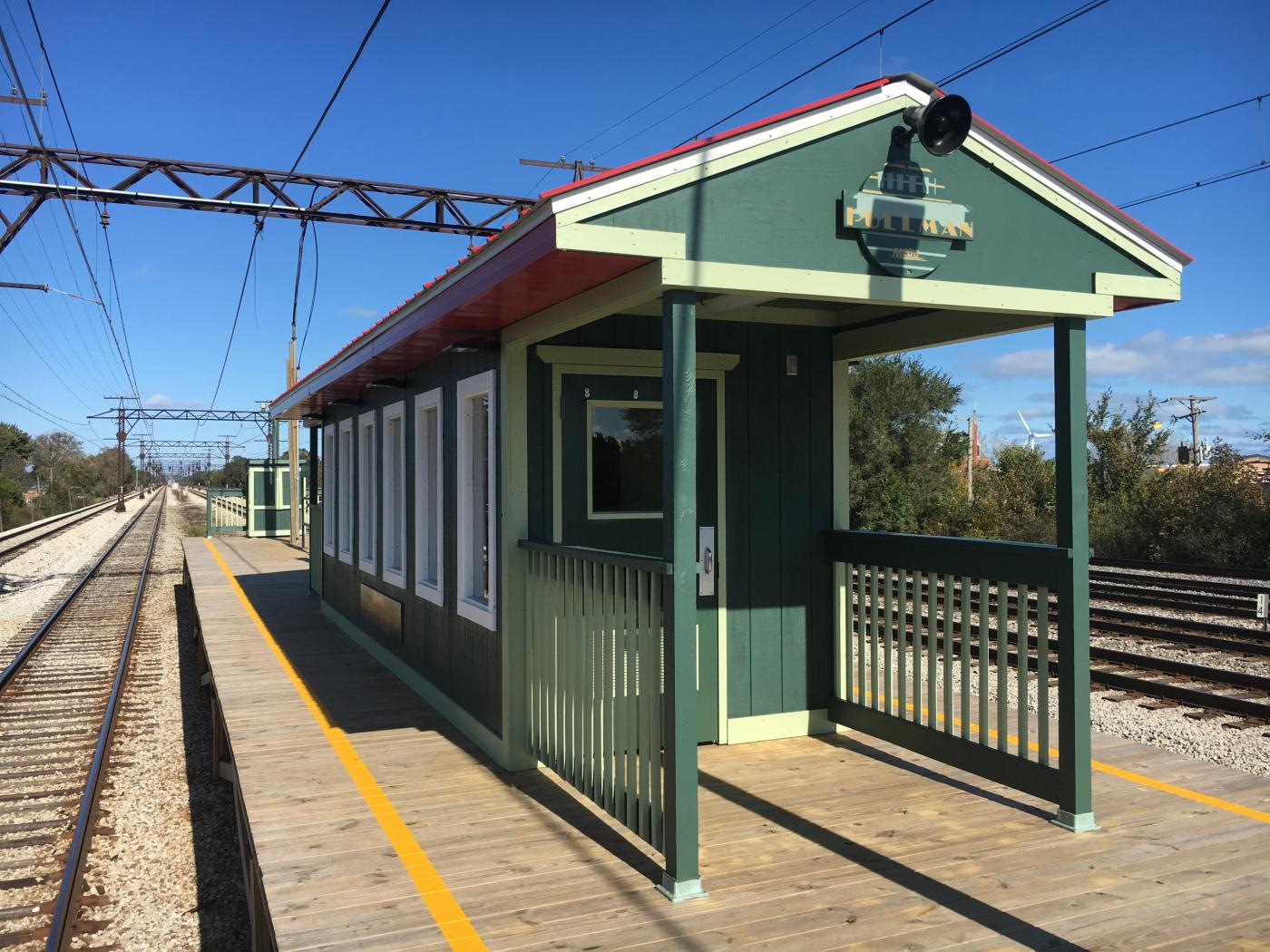Picture of Metra's 111th Station Pullman