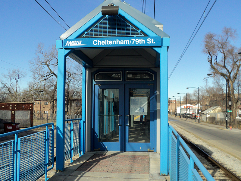 Picture of Metra's Cheltenham 79th Street Station
