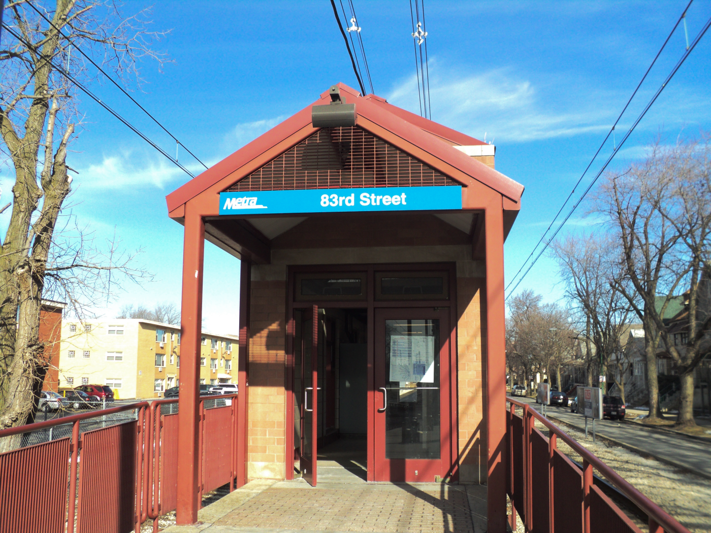 Picture of Metra's 83rd Street Station Metra Electric Line