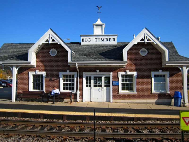 Picture of Metra's Big Timber Station