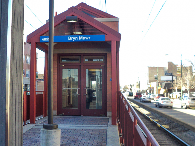 Picture of Metra's Bryn Mawr Station