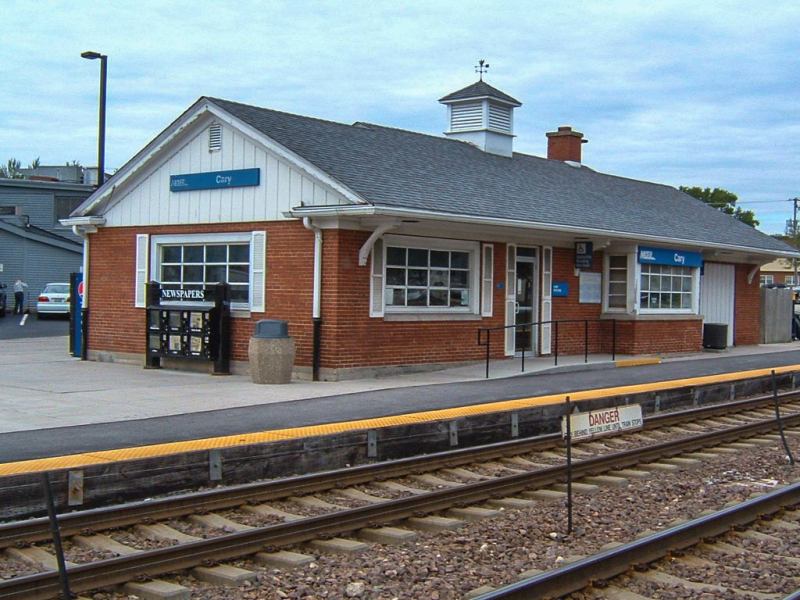 Picture of Metra's Cary Station
