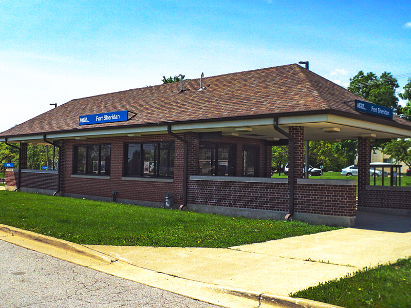 Picture of Metra's Fort Sheridan Station