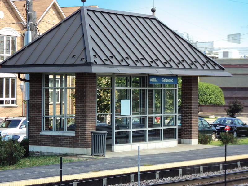 Picture of Metra's Galewood station