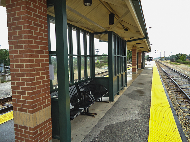 Picture of Metra's Gresham Station Platform