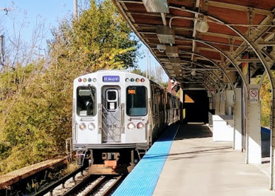 Picture of CTA's Howard Purple Line station