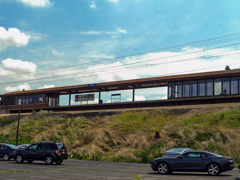 Picture of Metra's Matteson station