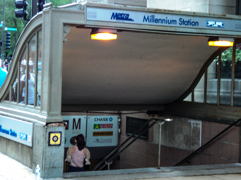 Picture of Metra's Millennium Station
