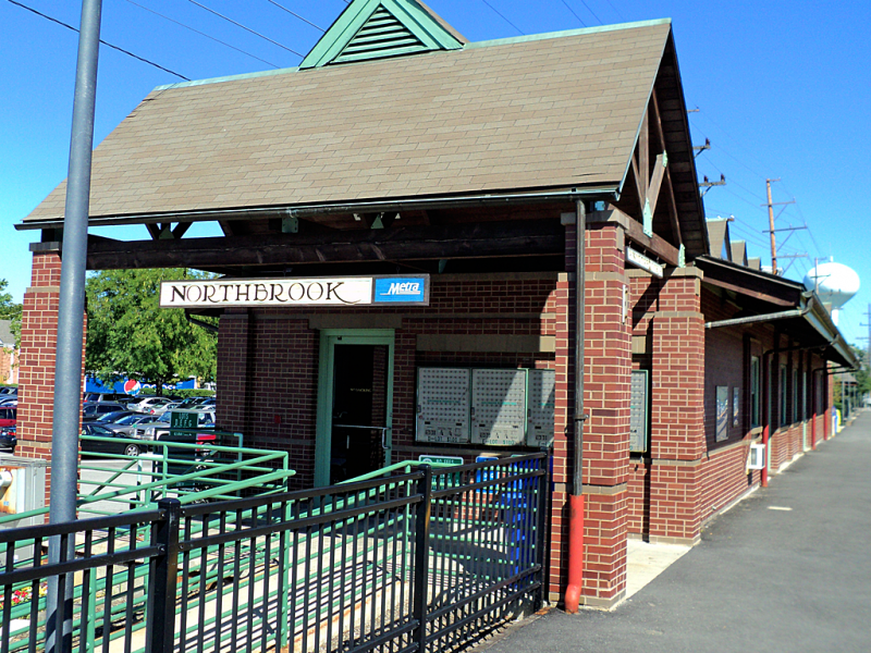 Picture of Metra's Northbrook station