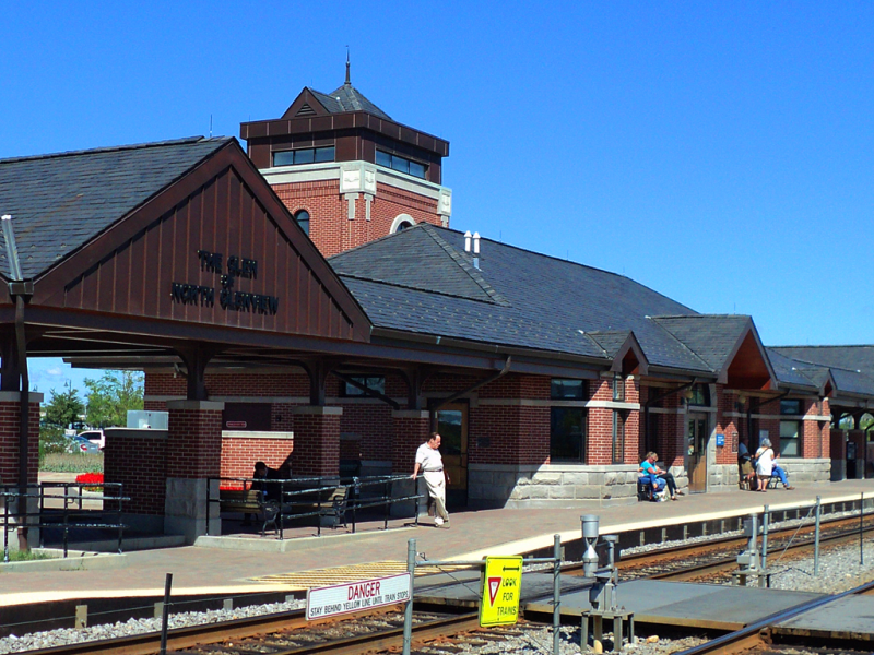 Picture of Metra's North Glenview Station