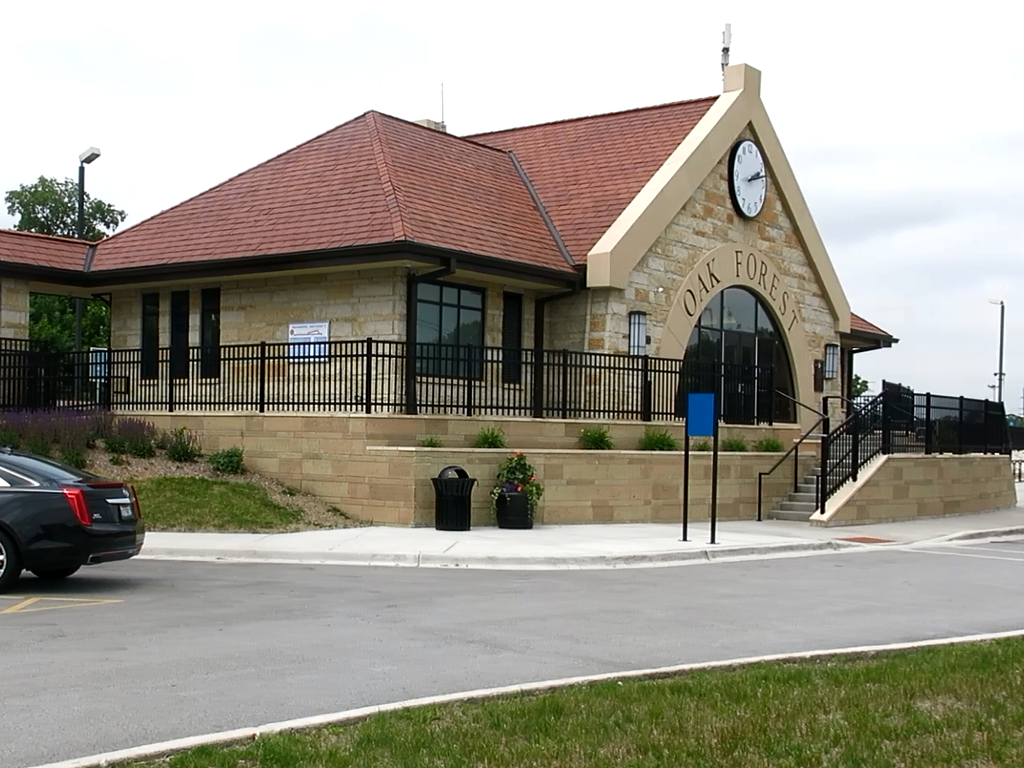 Picture of Metra's Oak Forest station