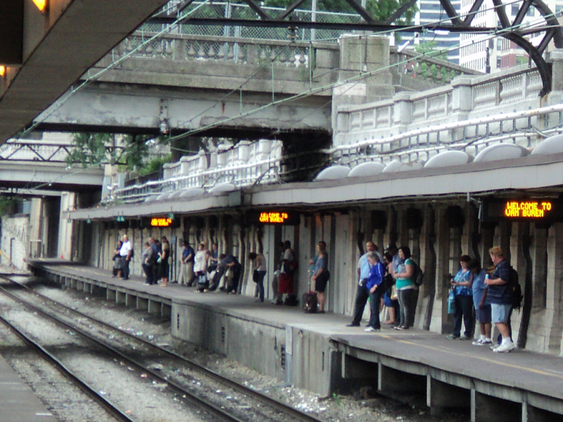 Picture of Metra's Van Buren Station