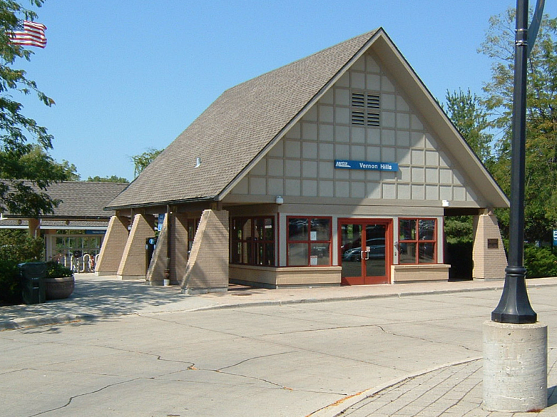 Picture of Metra's Vernon Hills Station
