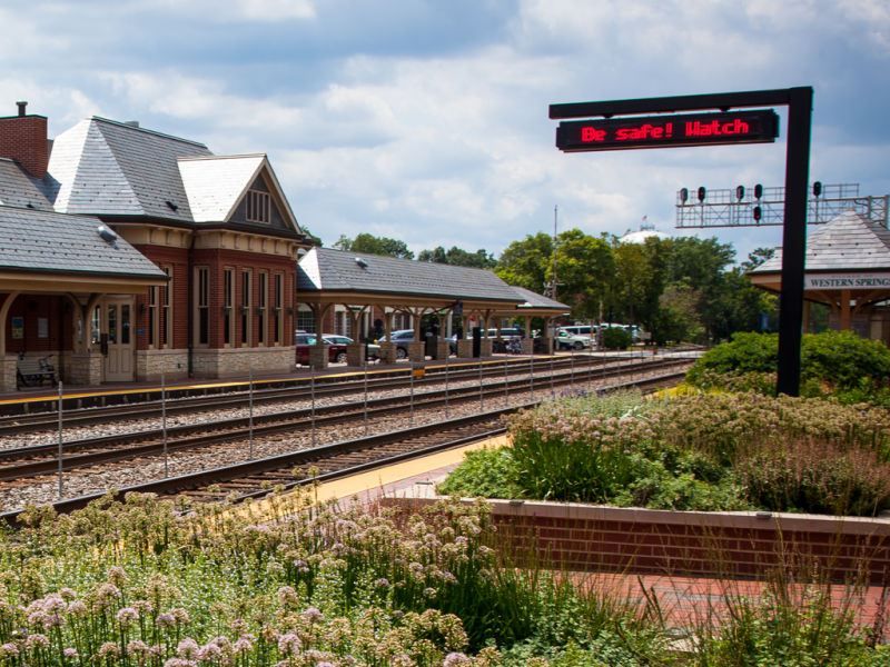 Picture of Metra's Western Springs Station