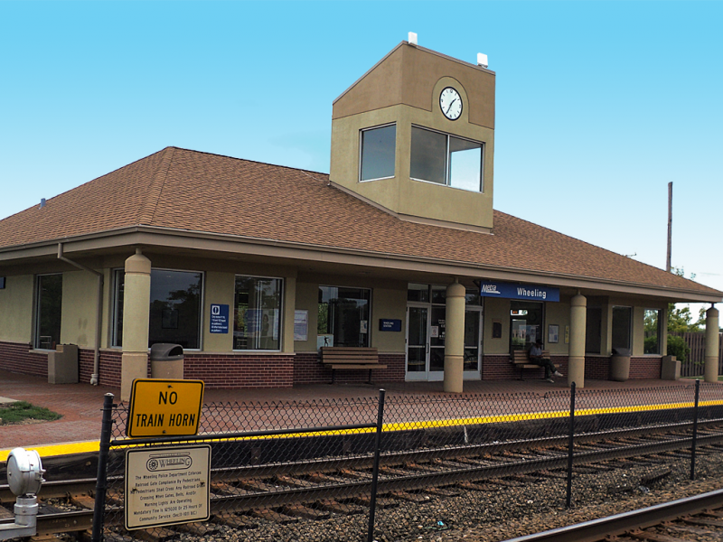 Picture of Metra's Wheeling Station